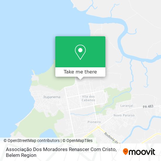 Associação Dos Moradores Renascer Com Cristo map