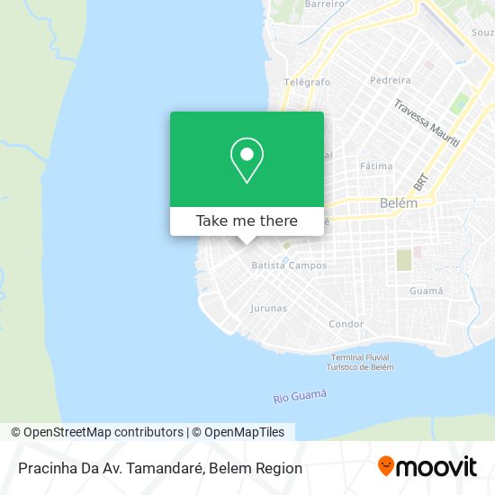 Mapa Pracinha Da Av. Tamandaré