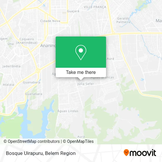Bosque Uirapuru map