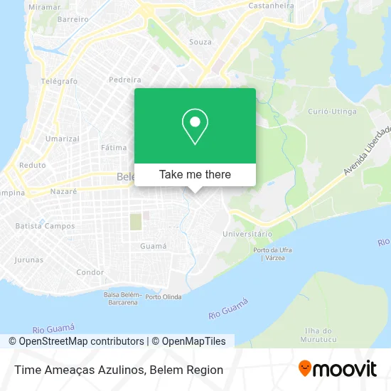 Time Ameaças Azulinos map