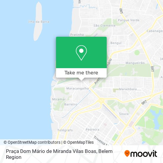 Praça Dom Mário de Miranda Vilas Boas map