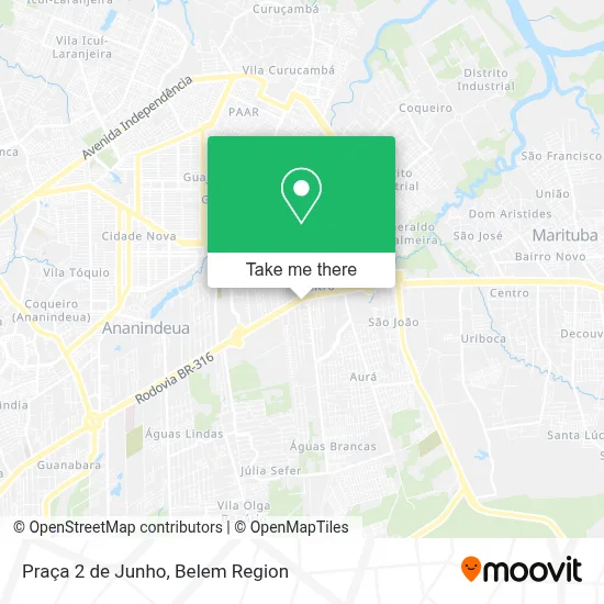 Praça 2 de Junho map