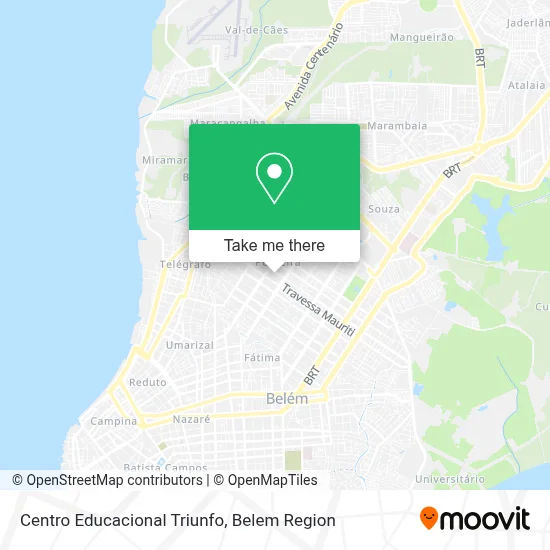 Centro Educacional Triunfo map