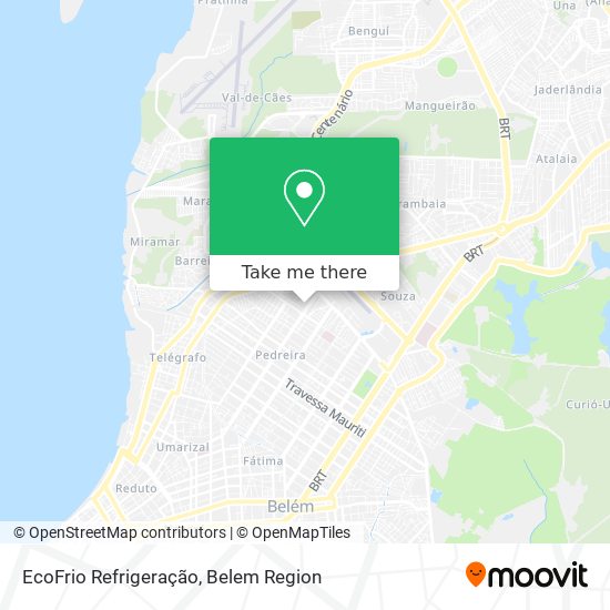 EcoFrio Refrigeração map