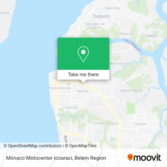 Mônaco Motocenter Icoaraci map