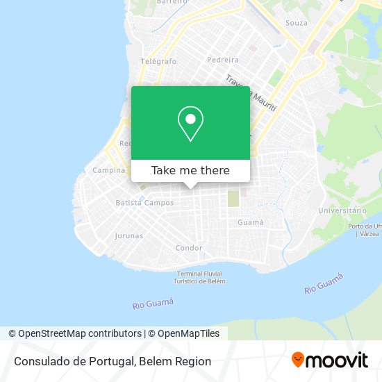 Consulado de Portugal map