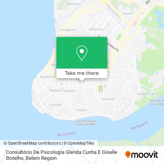 Mapa Consultório De Psicologia Glenda Cunha E Giselle Botelho