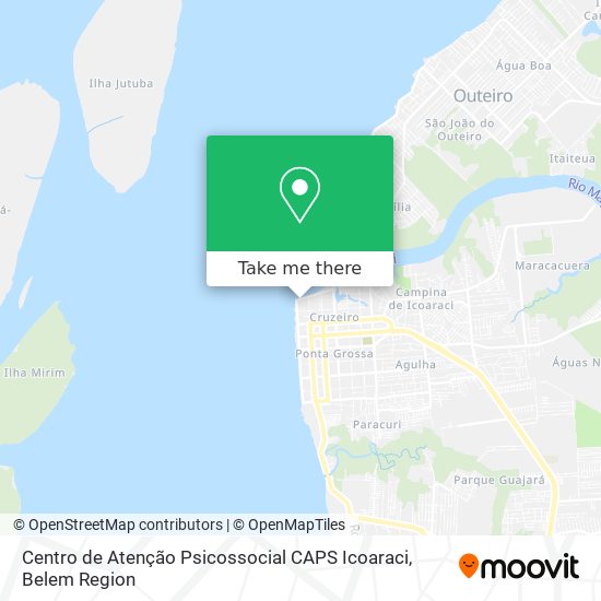 Centro de Atenção Psicossocial CAPS Icoaraci map