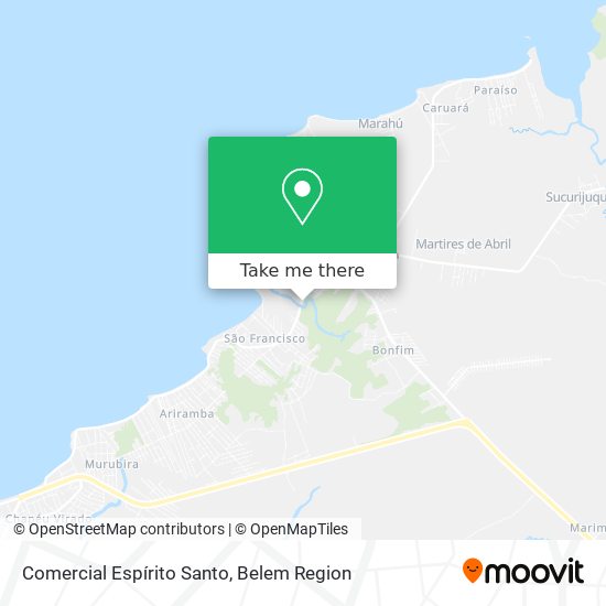 Comercial Espírito Santo map