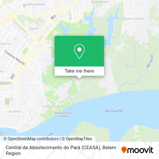 Central de Abastecimento do Pará (CEASA) map