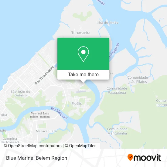 Blue Marina map