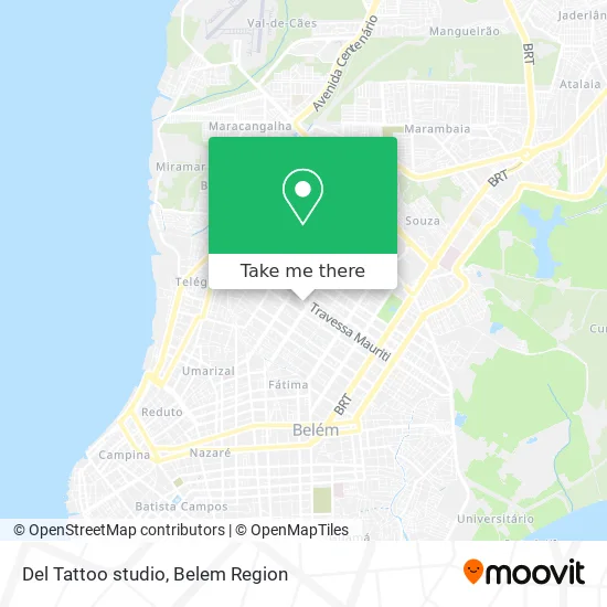 Del Tattoo studio map