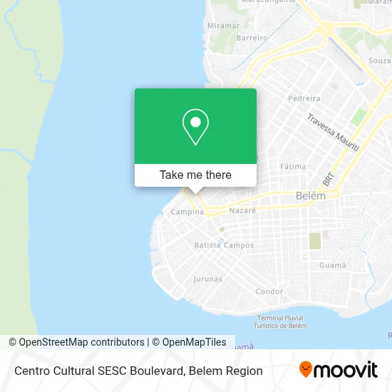 Centro Cultural SESC Boulevard map