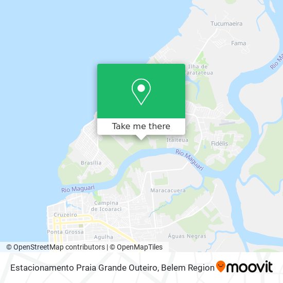 Estacionamento Praia Grande Outeiro map