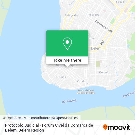 Mapa Protocolo Judicial - Fórum Cível da Comarca de Belém