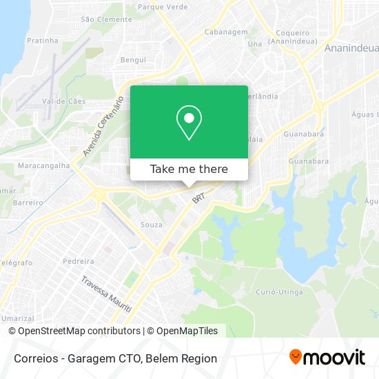 Mapa Correios - Garagem CTO