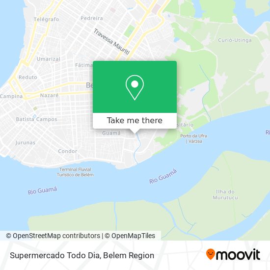 Supermercado Todo Dia map