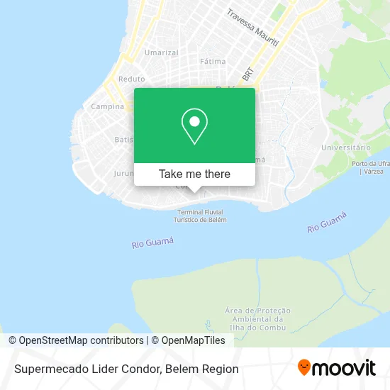 Supermecado Lider Condor map