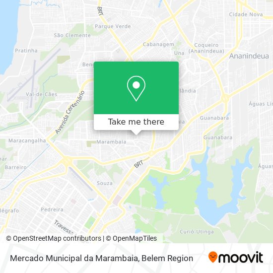 Mercado Municipal da Marambaia map