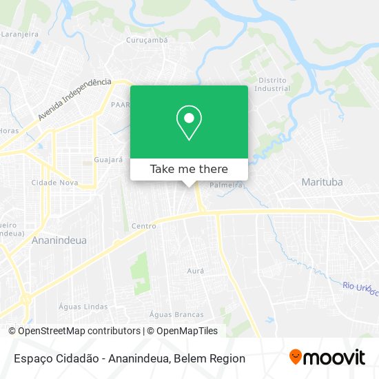 Espaço Cidadão - Ananindeua map