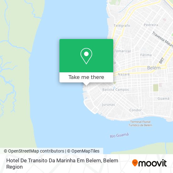 Hotel De Transito Da Marinha Em Belem map