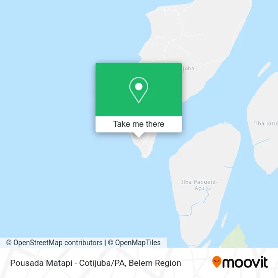 Pousada Matapi - Cotijuba/PA map