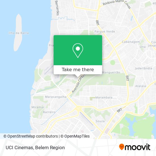 Mapa UCI Cinemas