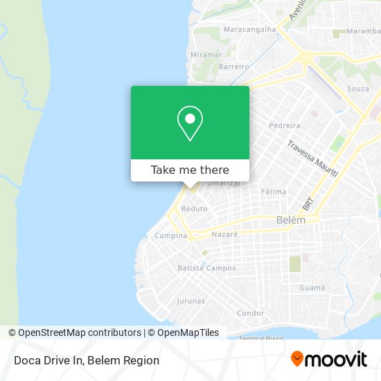 Doca Drive In map