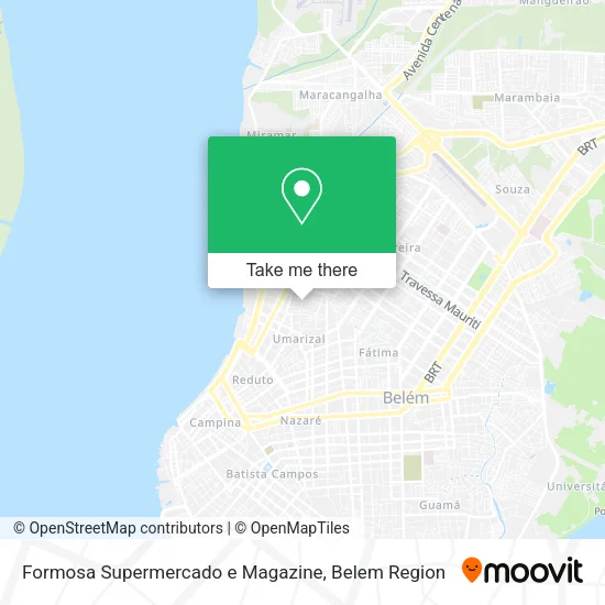 Formosa Supermercado e Magazine map
