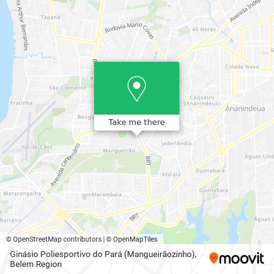 Ginásio Poliesportivo do Pará (Mangueirãozinho) map