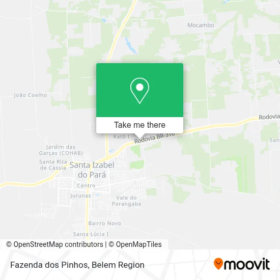 Fazenda dos Pinhos map
