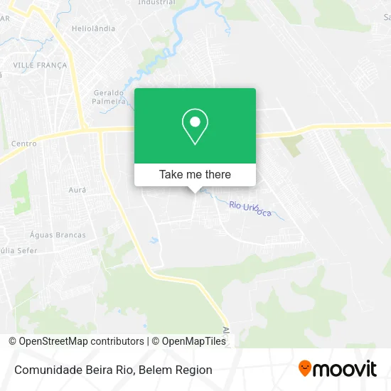 Comunidade Beira Rio map