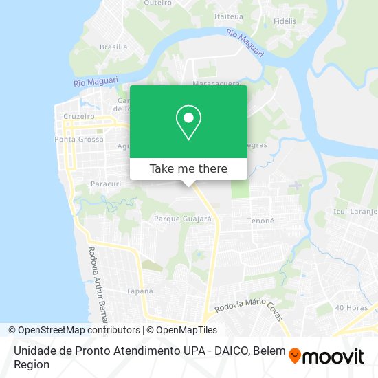 Unidade de Pronto Atendimento UPA - DAICO map