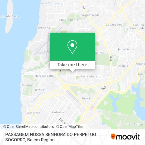 Mapa PASSAGEM NOSSA SENHORA DO PERPETUO SOCORRO