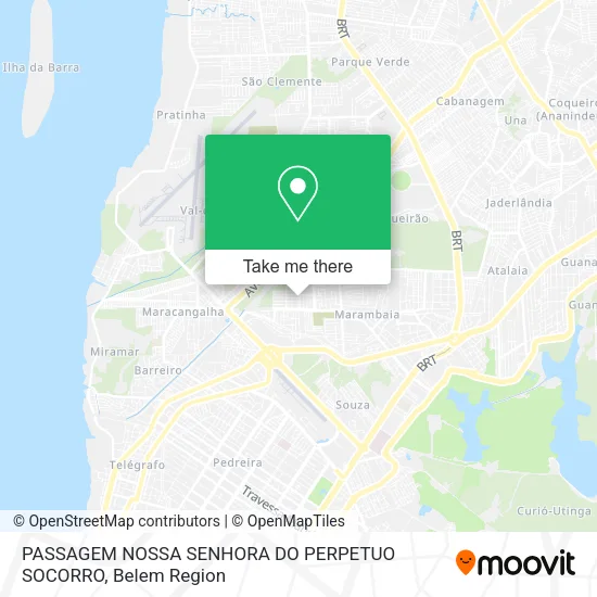 PASSAGEM NOSSA SENHORA DO PERPETUO SOCORRO map