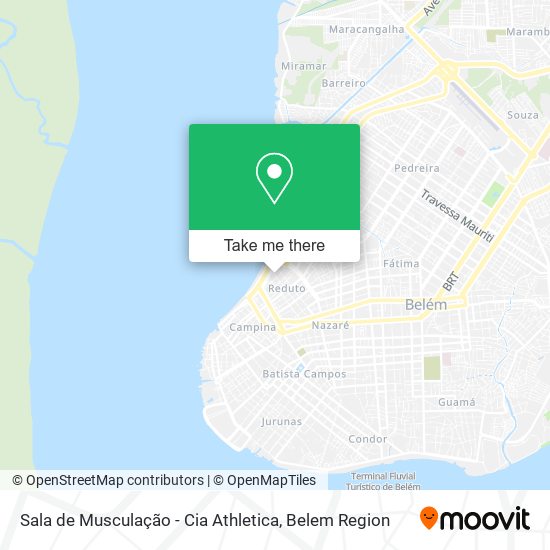 Sala de Musculação - Cia Athletica map