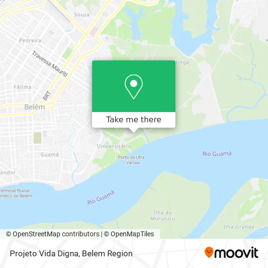 Projeto Vida Digna map