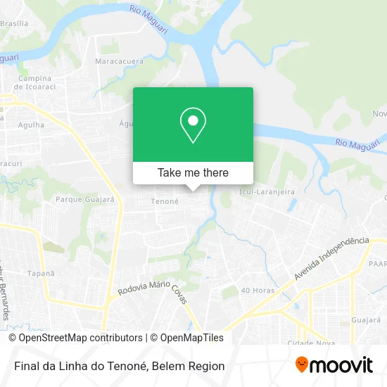 Final da Linha do Tenoné map