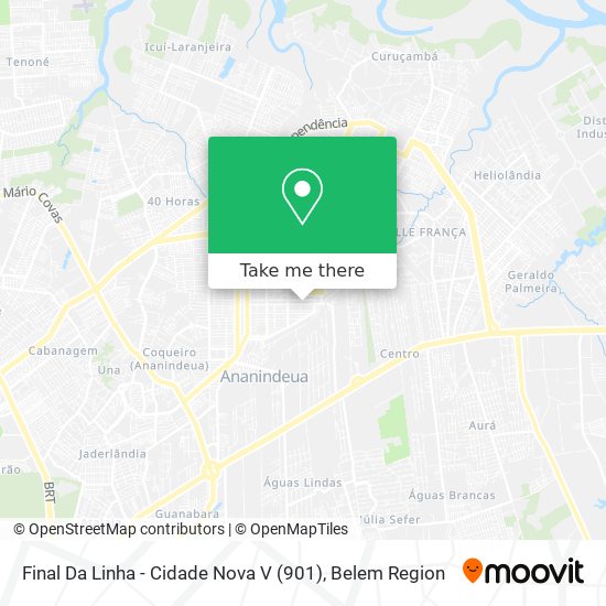 Final Da Linha - Cidade Nova V (901) map
