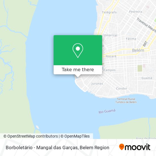 Borboletário - Mangal das Garças map
