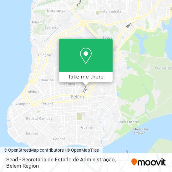 Sead - Secretaria de Estado de Administração map