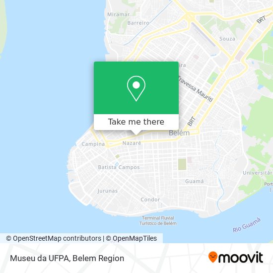 Mapa Museu da UFPA