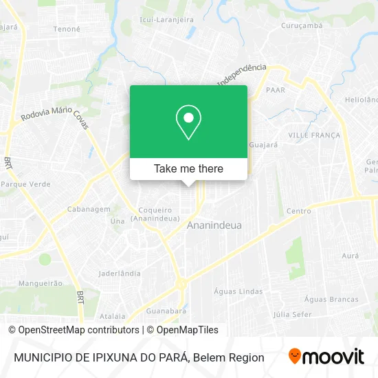 MUNICIPIO DE IPIXUNA DO PARÁ map