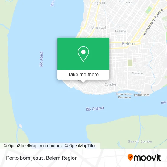 Porto bom jesus map
