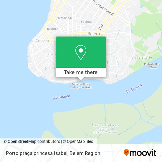 Mapa Porto praça princesa Isabel