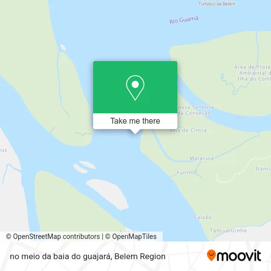 no meio da baia do guajará map