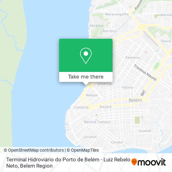 Mapa Terminal Hidroviário do Porto de Belém - Luiz Rebelo Neto
