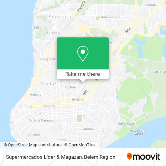 Supermercados Líder & Magazan map