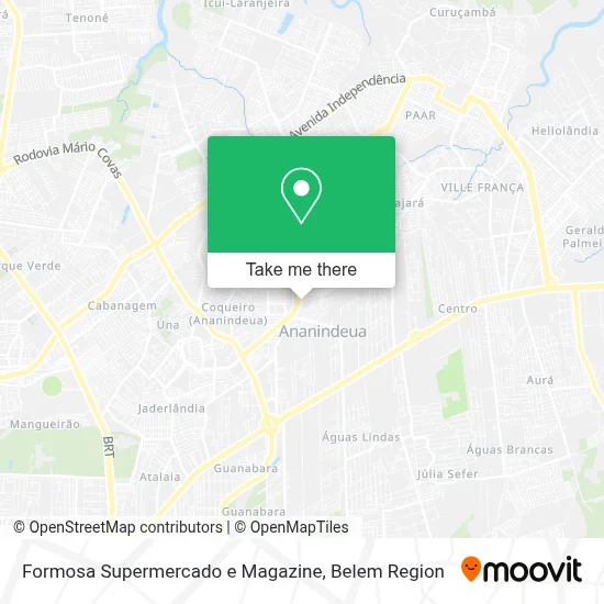 Formosa Supermercado e Magazine map