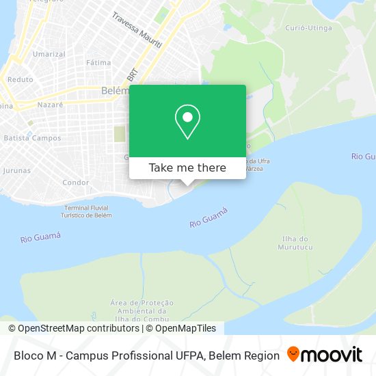 Bloco M - Campus Profissional UFPA map